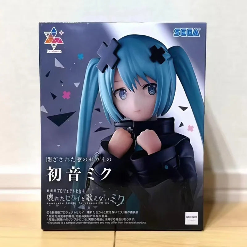 Genuine Sega Colorful Stage! The Movie: A Miku Who Can't Sing Luminasta Hatsune Miku PVC Original Anime Figure Model Toys Gift