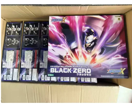 Original Kotobukiya KP700 Rockman X Mega Man X Black Zero 1/12 Action Collectible Model Assemble Toys Gift