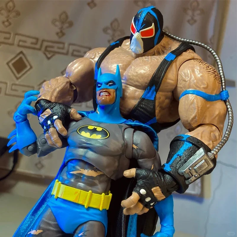 In Stock DC Multiverse Batman VS Bane Action Figure Anime Batman: Knightfalls Movable Figurine Collection Model Toys Gifts