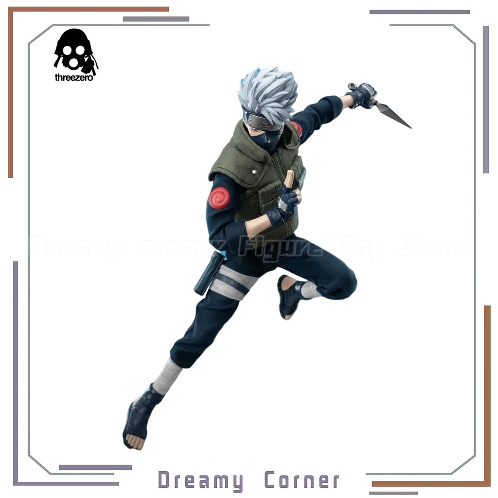 【In Stock】Original Threezero FigZero NARUTO Hatake Kakashi 1/6 Action Figure Model Gift Ornament Toy