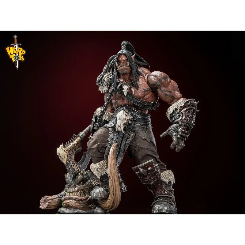 【 in Stock 】 METYTOYZ Original Horde Battle Song, Chief, Orc Warrior, Old Roar Dad 1/10 Mobile Doll Model, Handmade Toy Gift