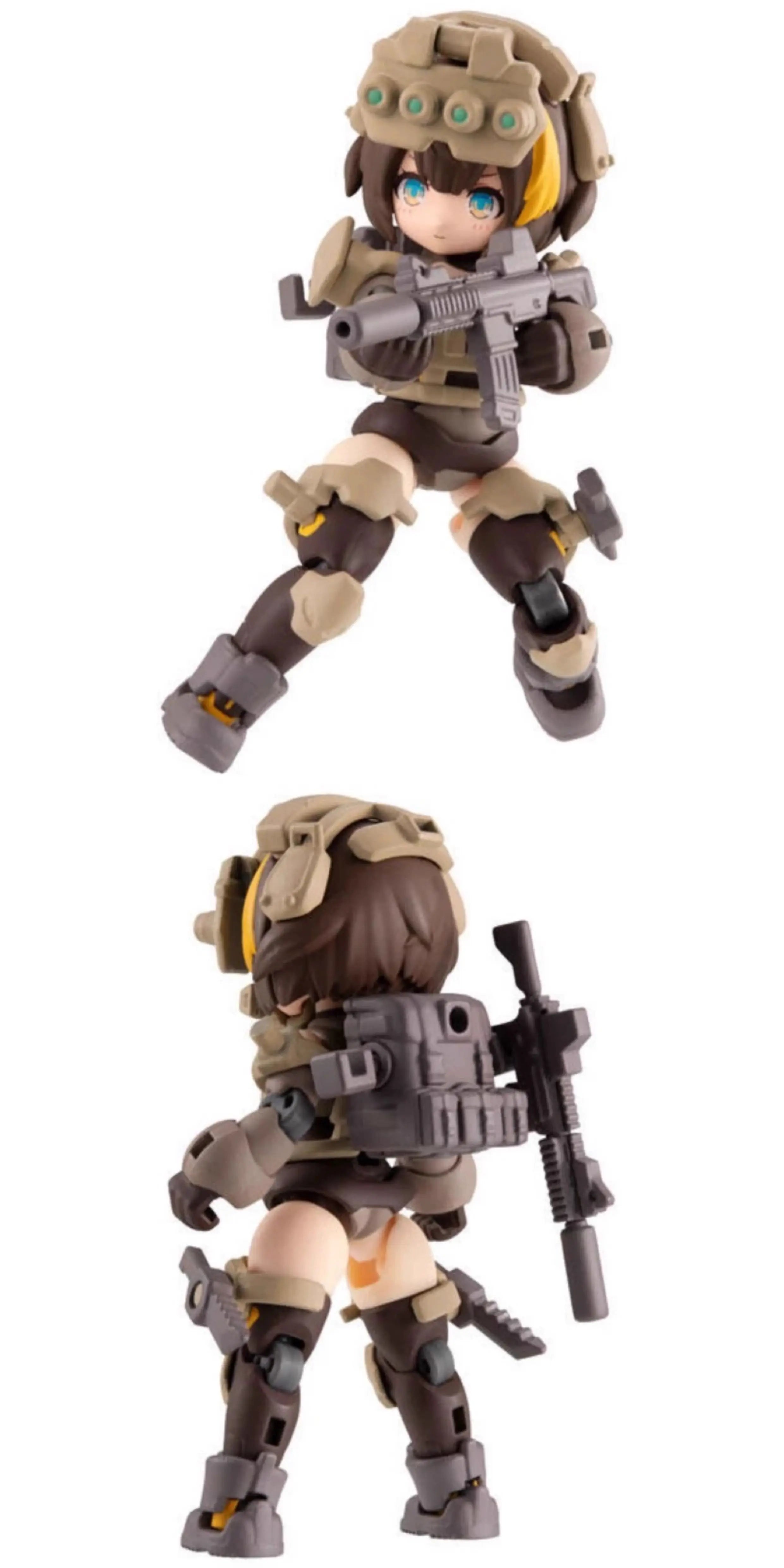 In Stock MegaHouse Desktop Army N-212d Titania Delta Desert Warrior Assembled Model Figure Movable Figure Collection Gift