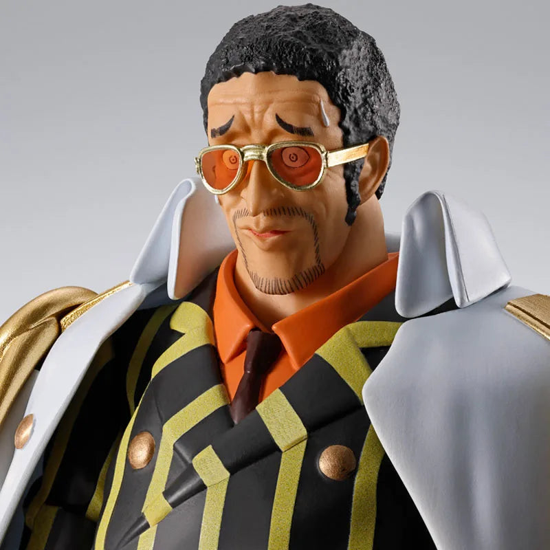 In Stock BANDAI Original Box S.H.Figuarts ONE Piece KIZARU BORSALINO SHF Action Figure Model Toy Gift for Kid Foam Box Packaging