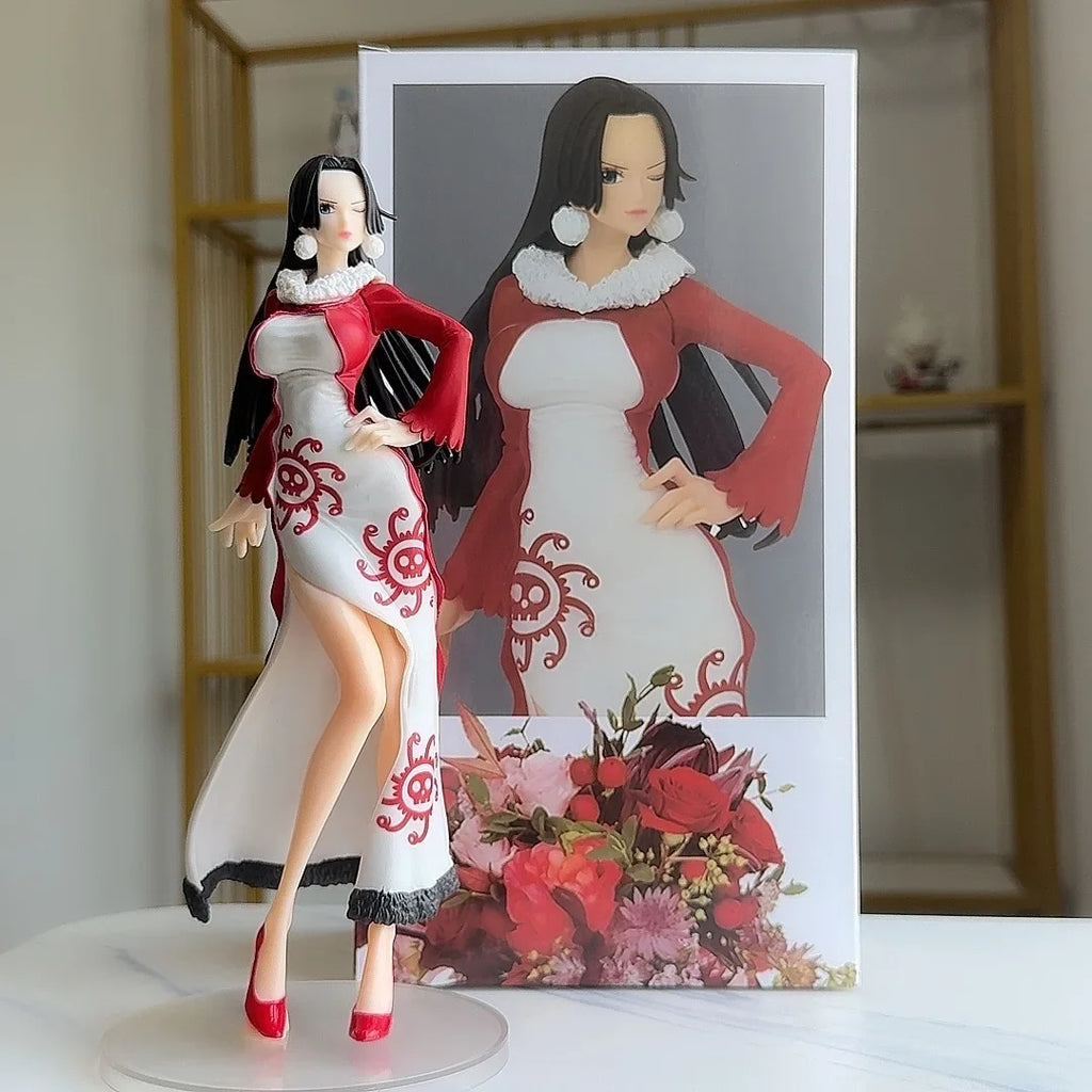 24CM One Piece peripheral handmade sweetheart cheongsam empress Boya Hancock anime peripheral boxed model ornament