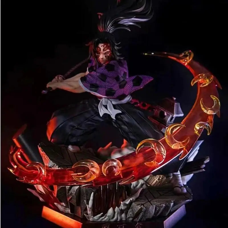 New 26cm Demon Slayer Gk Kokushibo Figure From Twelve Demon Moons Series Upper Rank One Anime Collectible Model Ornament Gifts