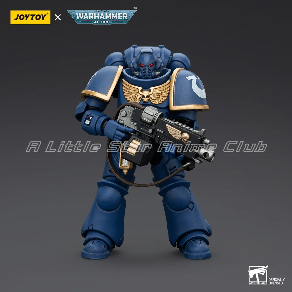 In Stock Original JOYTOY 1/18 Action Figure Warhammer 40000 Ultramarines Intercessors Animation Figures Model Collection Toys