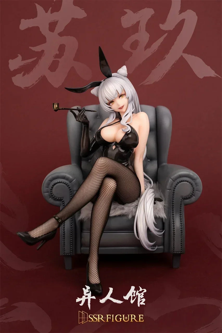 In Stock Kaitian Studio Human Pavilion Girl Rabbit Jade Sky Jinhua Qiao'Er Su Jiuyue Crystal Figure Model Toys Gifts