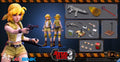 【MT】Original TUN SHI Metal Slug 3 Eri Kasamoto Fiolina Germi 1/12 Action Figure Toy Collection