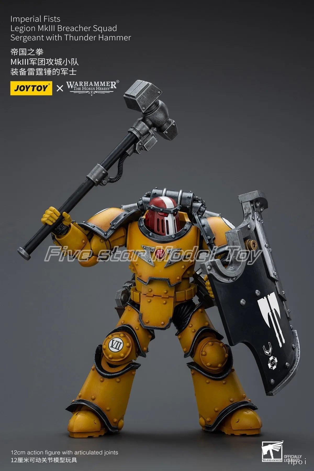 【FS】JOYTOY  Warhammer 40K  Scale 1/18 Action Figures Imperial Fists Legion Mklll Tactical Squad  Models Toys Gifts
