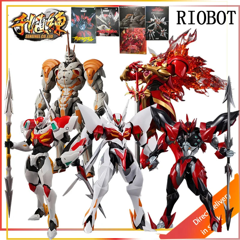 Sentinel-toys Original Mecha Integrated Series RIOBOT Magic Knight/Iron Garman/KingDance  Action Figure Model Toys Movable Mode
