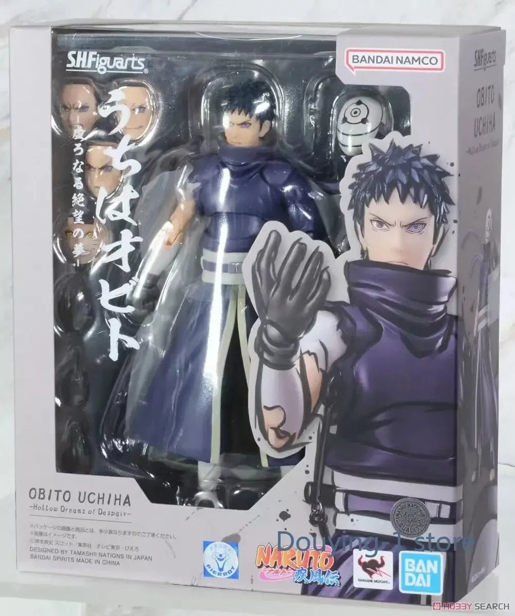 Bandai Spirits Shf S.h.figuarts Uchiha Obito Naruto Shippuden Action Figure Collection Model Toy Gift
