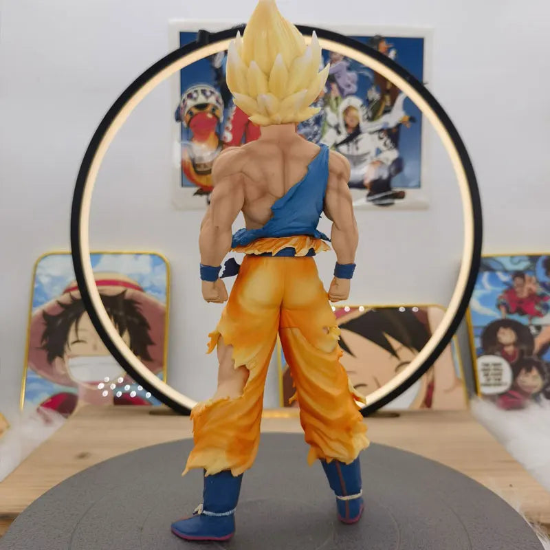 30cm Anime Figurine Dragon Ball Z Son Goku Figures Super Saiyan PVC Model Anime Peripheral Collection Decoration Doll Model Toy