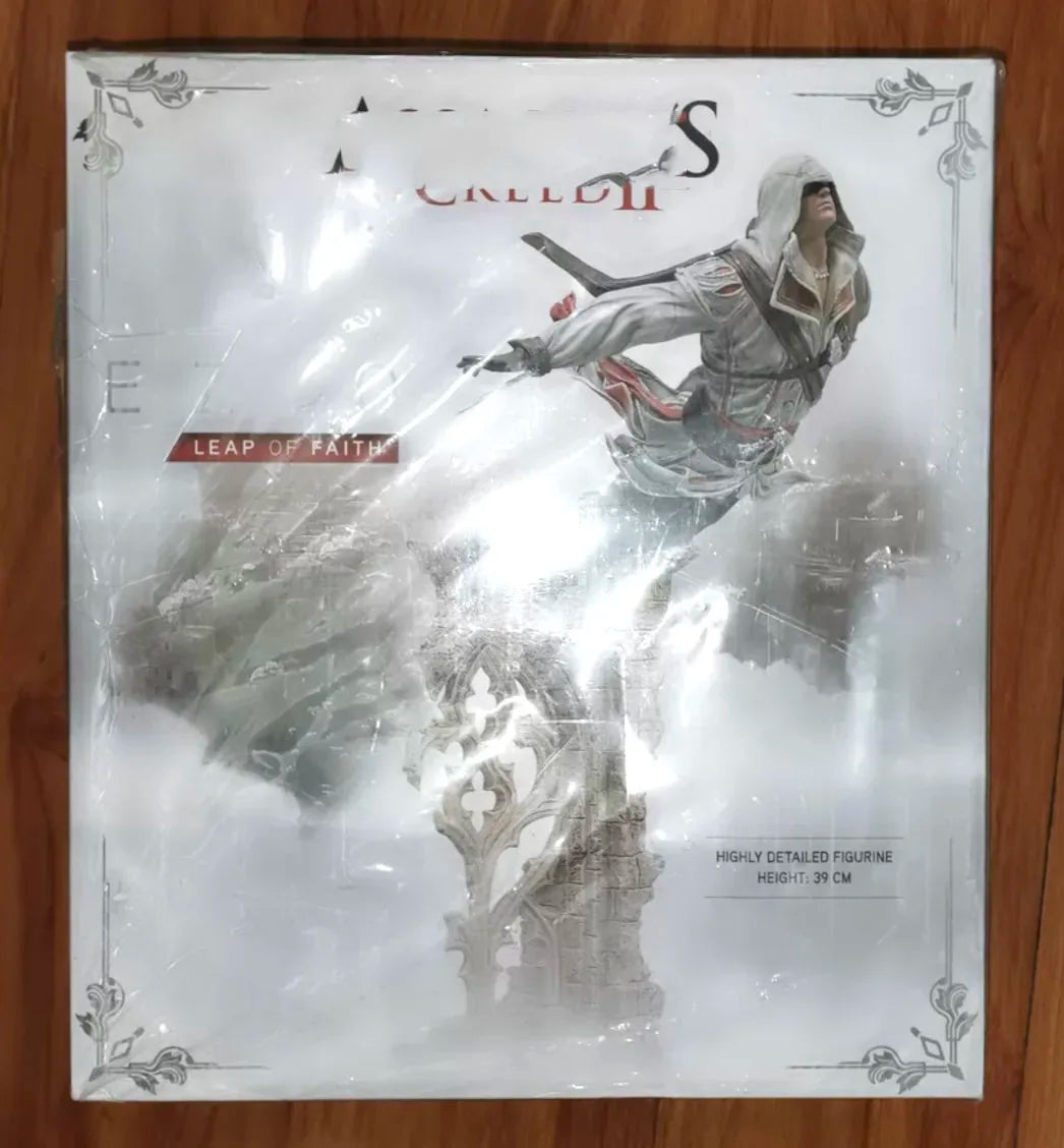 Original Genuine  Ezio Auditore da Firenze Leap of faith Handmade Statue Ornaments Collection Fan Gifts