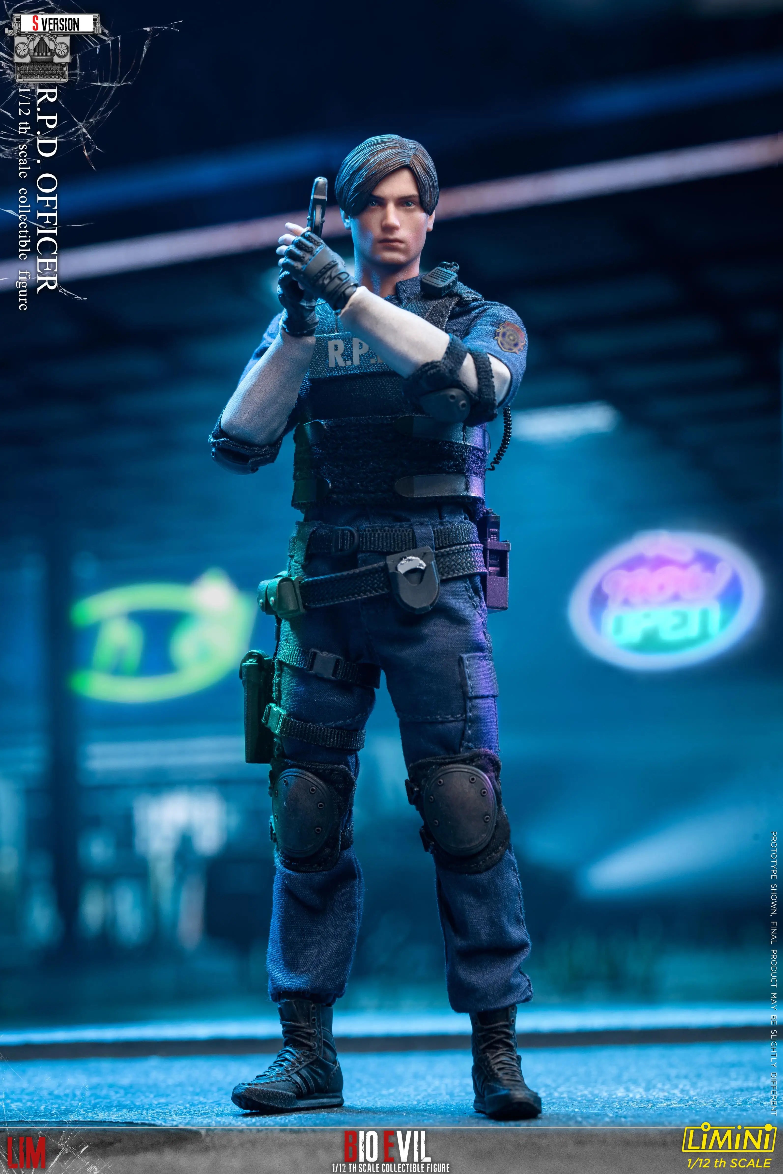 New In Stock LIMTOYS LiMiN 1/12 Police Officer RPD LEON Action Figure 6'' Male Soldier Figurine Model Full Set Collectible Toy