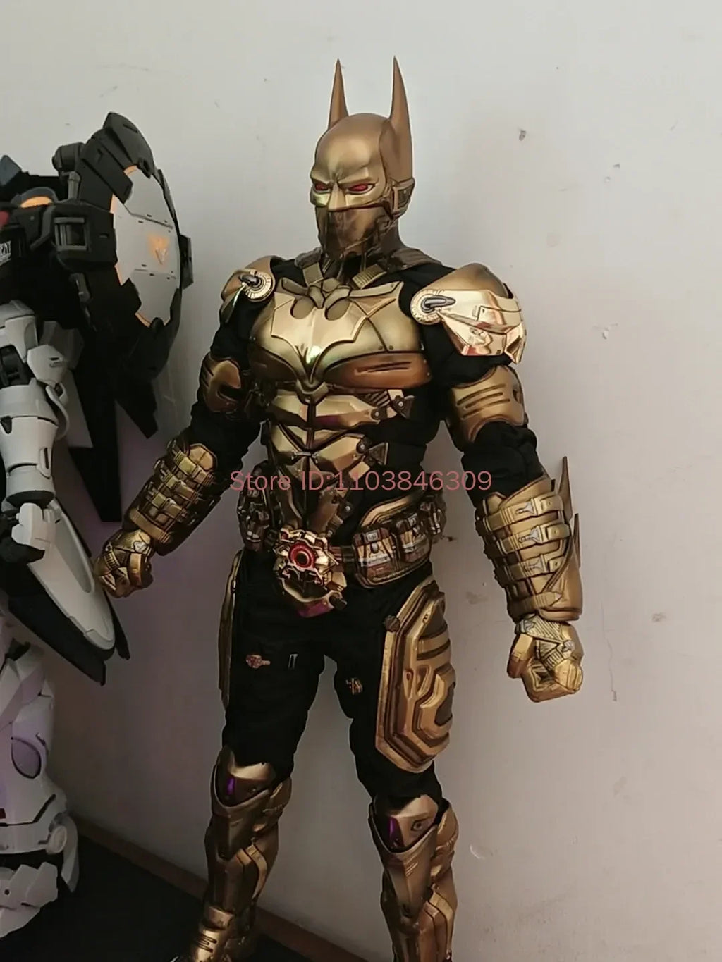 Anime Batman Arkham Knight Future Batman Black Gold Edition 1:6 Scale Handmade Collectible Action Figure for Toy Fans