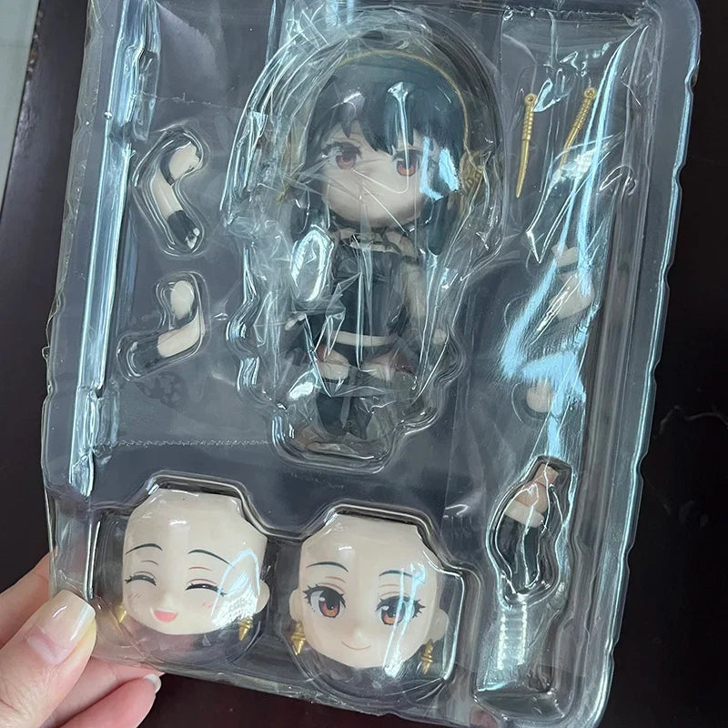 Anime Spy Family 1901 Loid Forger 1902 Anya 1903 Yor Action Figure Q Version Movable Kawaii Model Doll Birthday Toys