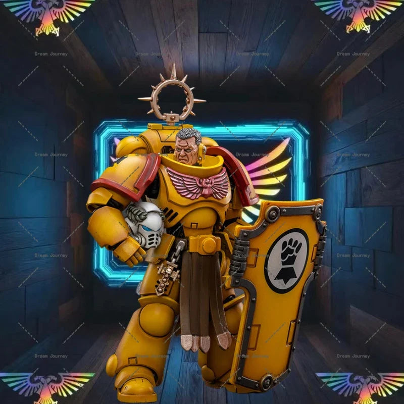 In stock  JOYTOYWarhammer 40k 1/18   Imperial Fists Veteran Brother Thracius Action Doll Toy Collection