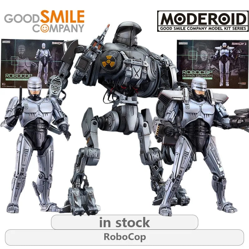 GSC Original MODEROID RoboCop 3 Series Murphy Anime Action Figure Assembly Model Toys Movable Model Ornaments Gifts Fo Boys
