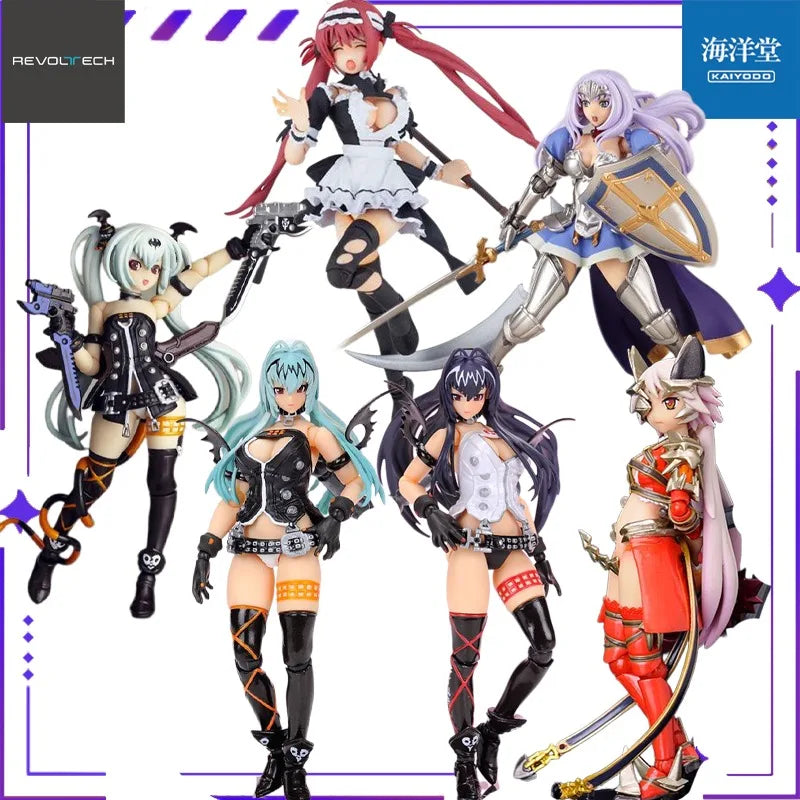KAIYODO Original Wheel Technology Empress's Blade Rebellion Encounter Demon Queen Aldra Mobile Doll Model Toy Gift Collection