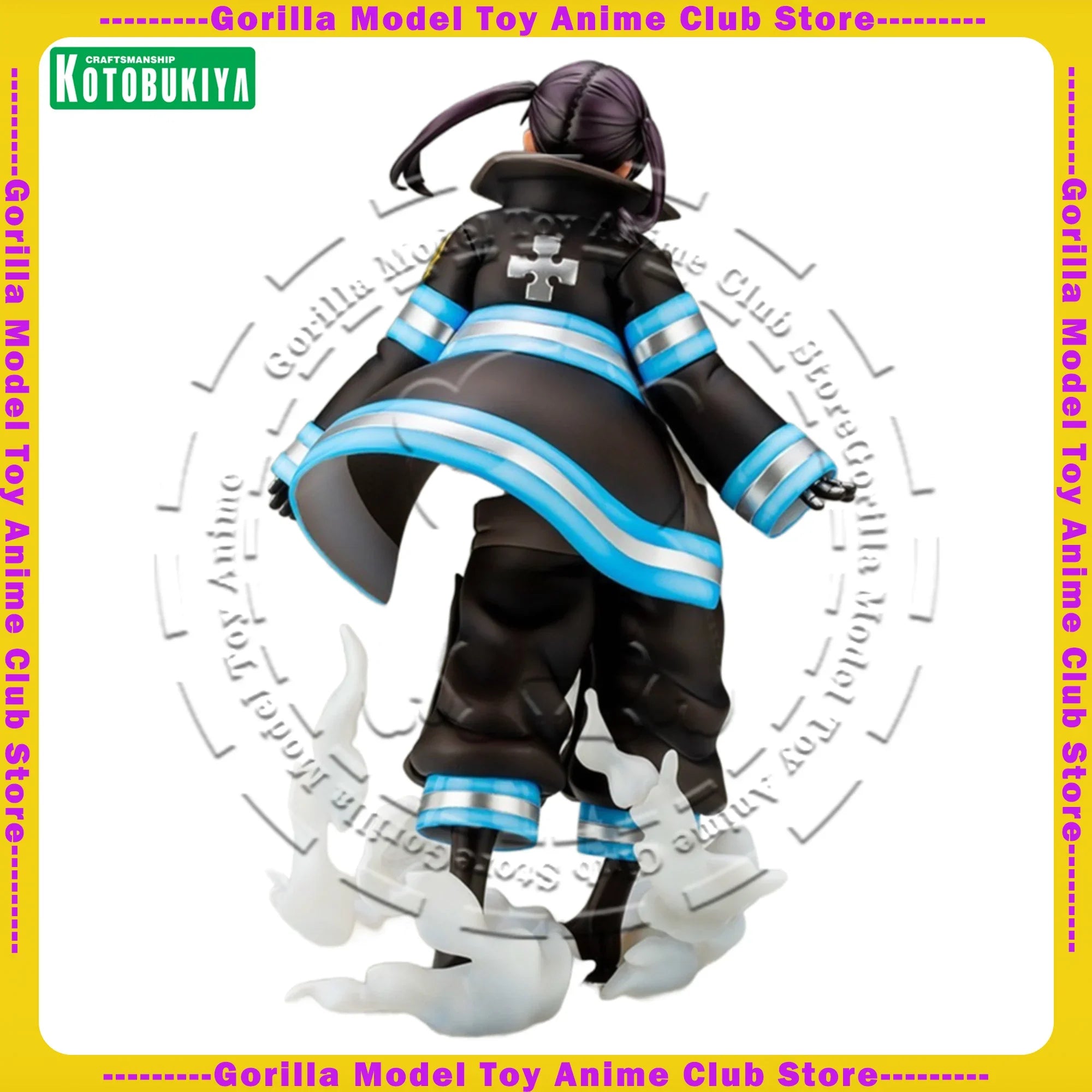 In Stock Original Genuine KOTOBUKIYA ARTFX J Fire Force Tamaki Kotatsu Figure Anime Statue Collectible Gift 195mm Ornament