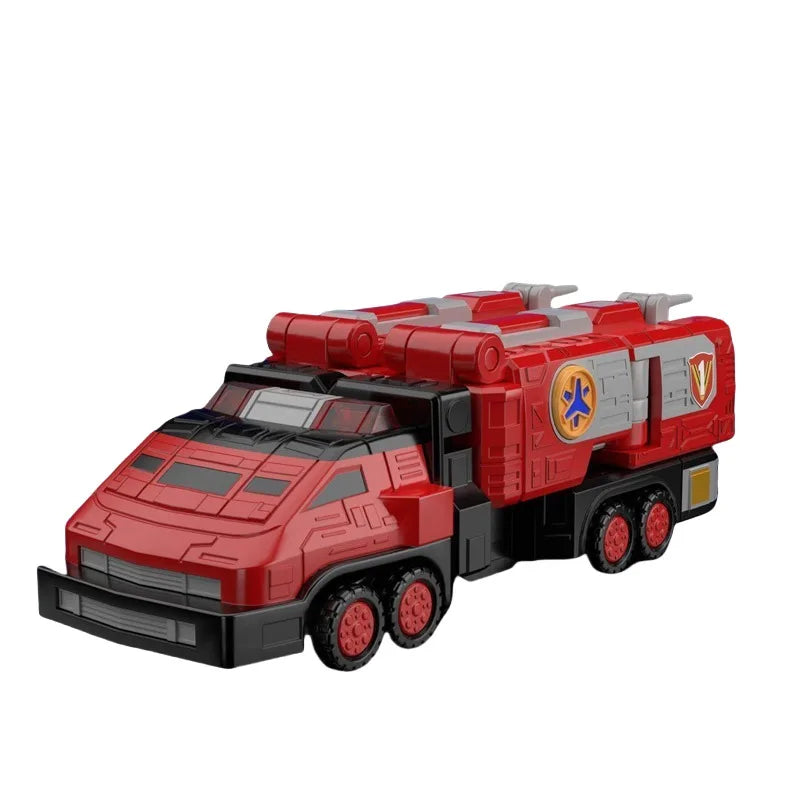 Bandai Genuine Shokugan SMP Rescue Rangers GoGoFive Victory Robot Anime Action Figure Assembly Model Toys Christmas Gift for Kid