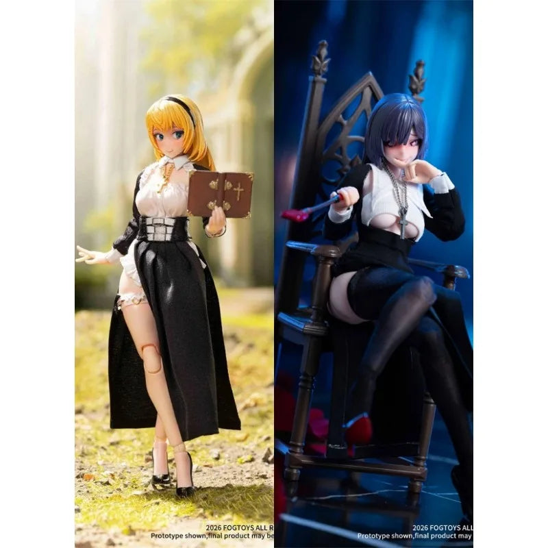 Pre-Sale FogToys Nun 1/12 Scale Female YU-01A+01Aup Eira YU-01B+01Bup Layla  Action Figures Model Collectible Toys