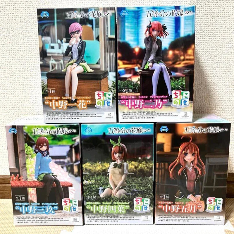 In Stock Original SEGA PM The Quintessential Quintuplets Nakano Ichika Nino Miku Yotsuba Itsuki PVC Anime Action Figures Toy