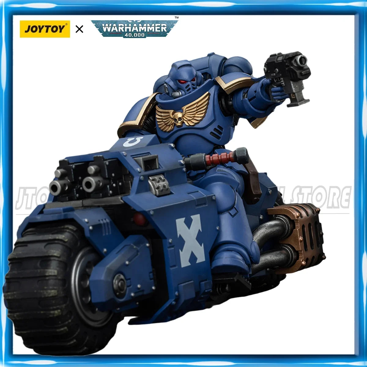 JOYTOY Warhammer 40K 1/18 Action Figure Ultramarines Iron Hands Blood Angels SIGMAR Anime Model Toy