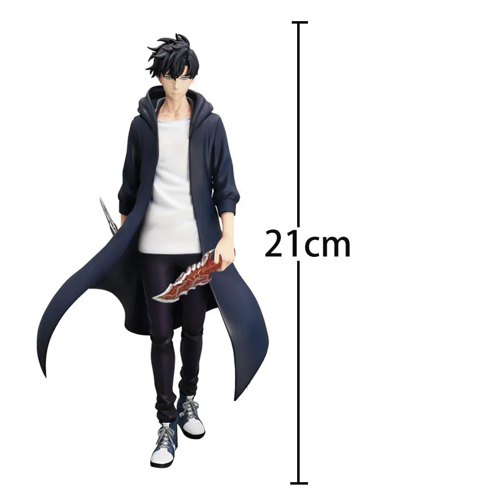 Anime Beru Figur Sung Jinwoo Actionfigur Sung Jin Woo Beru Statuette Modell gut aussehende Sammlung Erwachsene Jungen Anime Geschenke