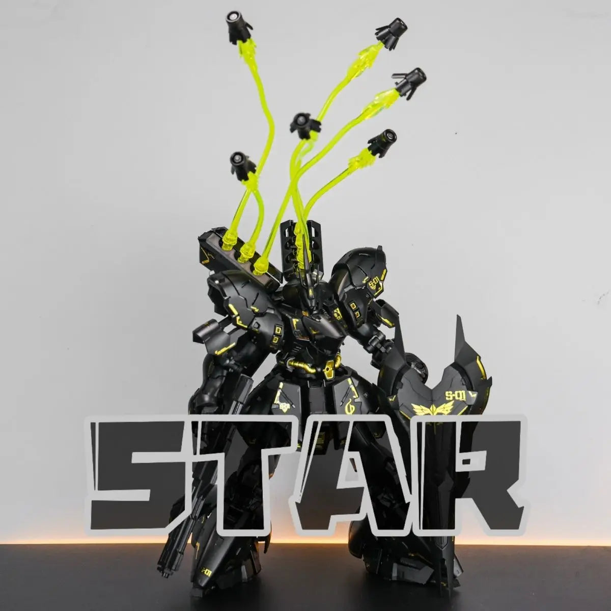 STAR Model 1/144 RG MSN-04 Sazabi black Assembly Model Kits Anime Action Figure Robot Plastic robot Model Gifts Toys