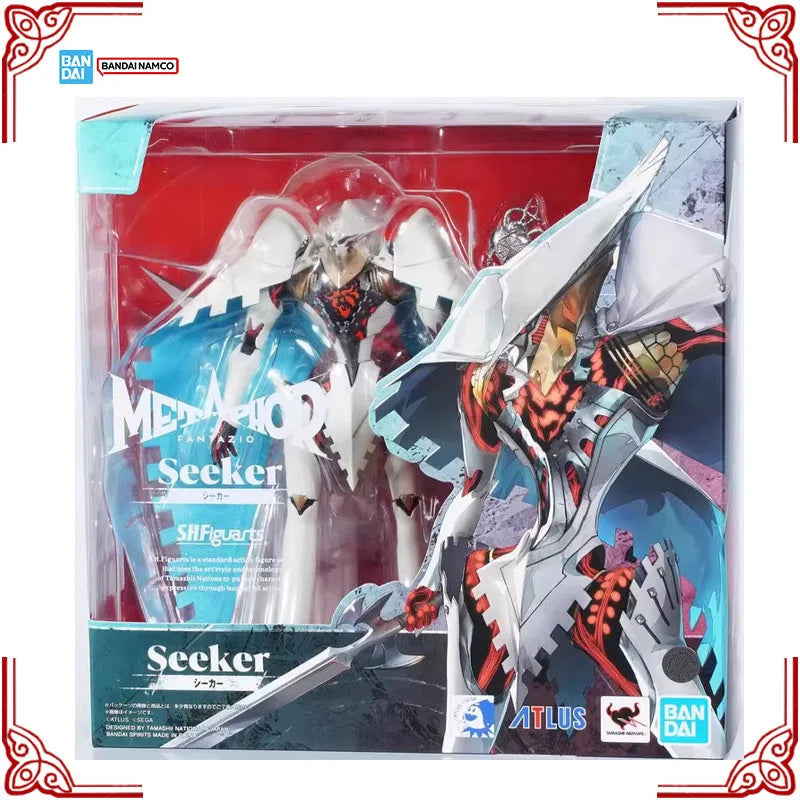 Auf Lager Original Bandai Metaphor Re Fantazio Modellbausatz SHF Seeker Anime Actionfigur Sammlung Fertiges Modell Jungen Spielzeug Geschenke
