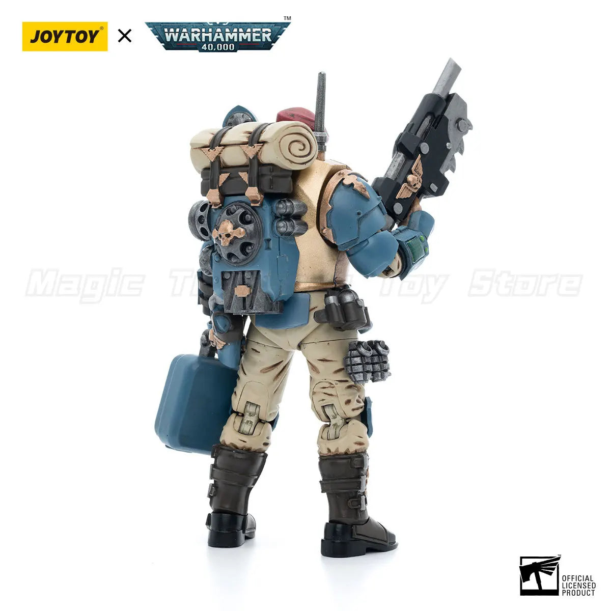 【In Stock】JOYTOY Warhammer 40K Astra Militarum Tempestus Scions Command Squad55th Kappic Eagles Medic  Toys 1/18 Action Figure