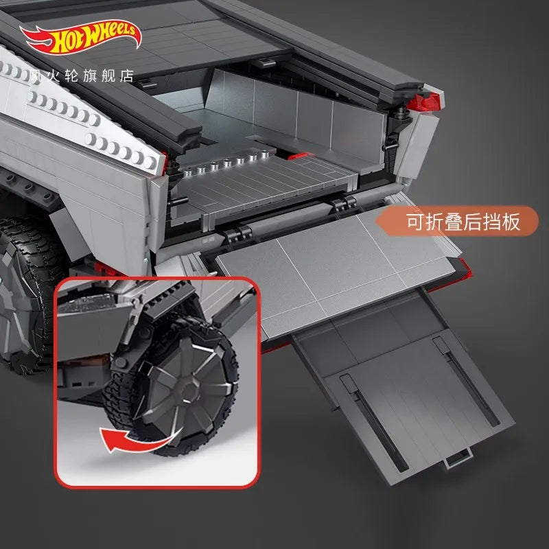 In Stock 2025 Hot Wheels Car Model CYBERTRUCK Tesla Pickup Collectibles Building Blocks Cars Model Collection Design Gifts Toys