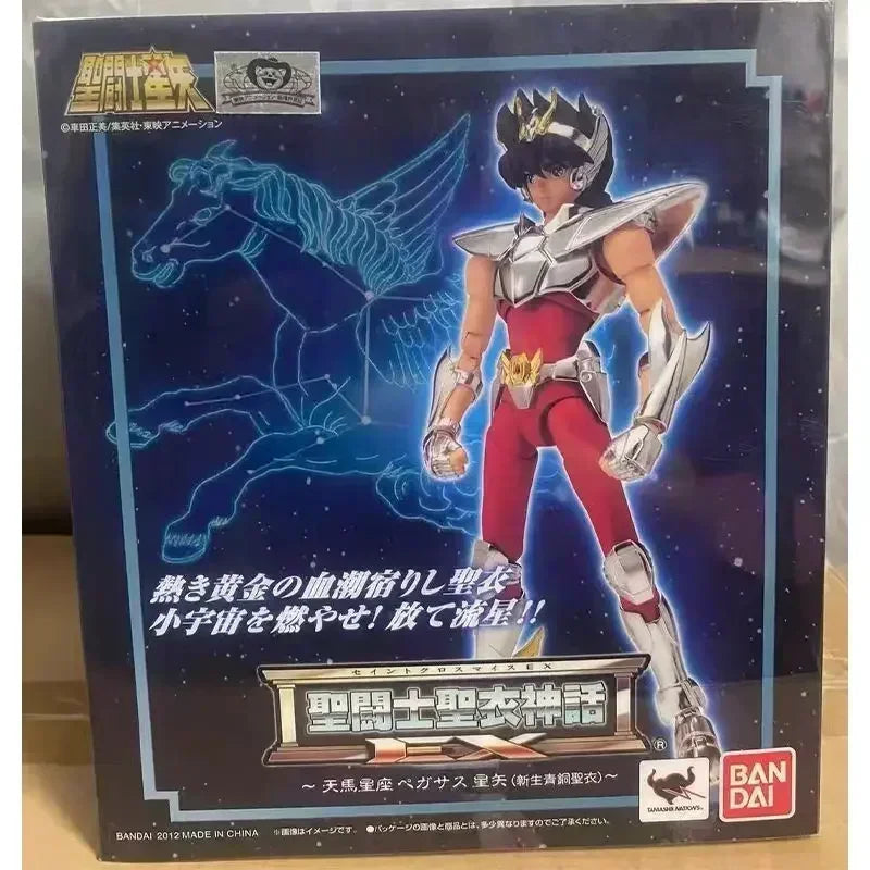 In Stock Bandai Original Saint Seiya EX Saint Cloth Myth EX Pegasus Seiya New Bronze Saint Cloth Action Figure Toy Gift