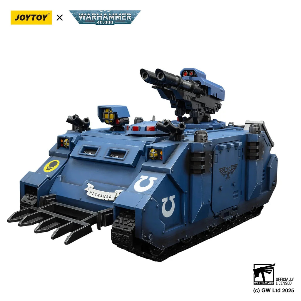 JOYTOY 1/18 Warhammer 40K Action Figures Ultramarines Razorback with twin lascannon