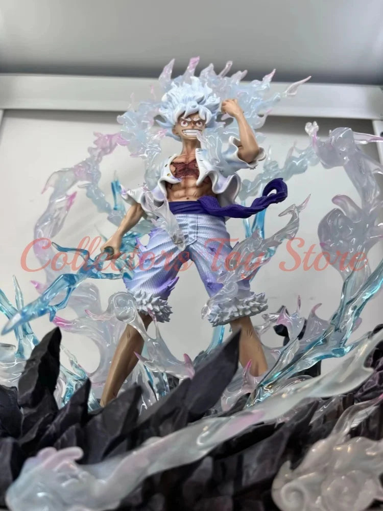 [Made By Jt] One Piece Anime Toys Skypainting Nika Luffy Anime Peripheral Gk Figure Statue Model Placements Boy Christmas Gift