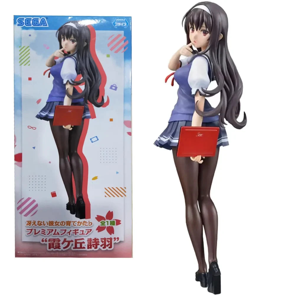 20CM Anime Saenai Heroine no Sodatekata ♭  Figure Kasumigaoka utaha Stand Animation Model Toys Gifts Collection Decoration PVC