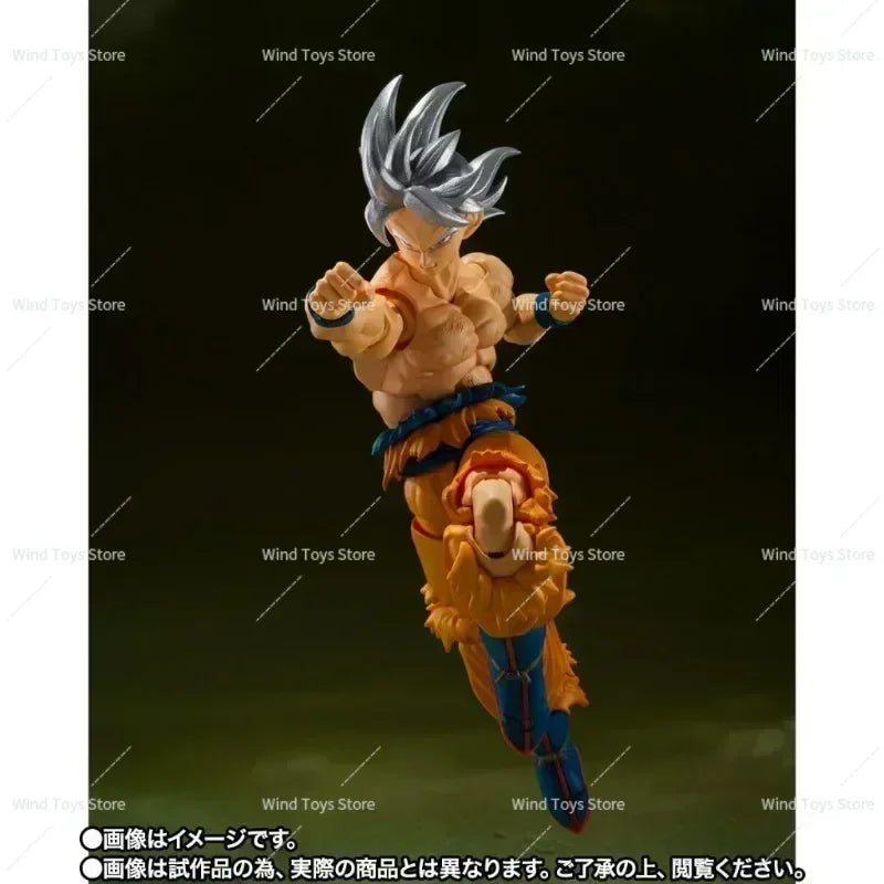 Bandai-Original Figure of Dragon Ball Z, S.H.Figuarts, Son Goku Ultra Instinct, Toyota Edition, Super Saiyan Ultra Instinct VJ30