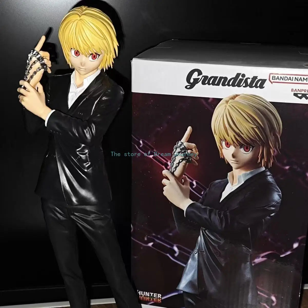 In stock Japanese version brand new glasses factory full-time hunter Grandista Kurapika contract hunter scenery figure