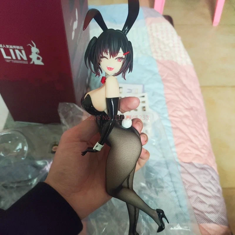Bearpanda Bunny Girl Asanagi Rin Xiya Temperature Paint 3d Crystal Eye Kawaii Garage Kit Creative Scene Model Classic Anime Toys
