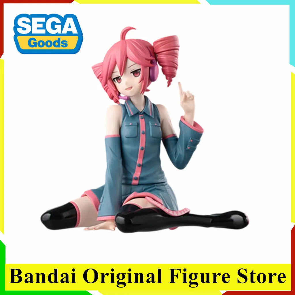 Original SEGA Utau Kasane Teto Premium Chokonose Action Figure PVC Model Collection Anime Figurine Birthday Gift
