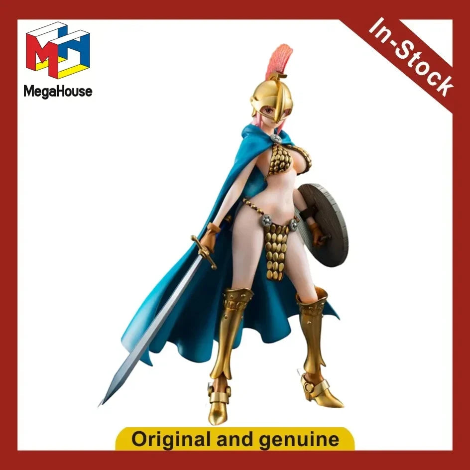 In Stock Original MegaHouse POP  "Sailing Again" Gladiator Rebecca Limited Replica Anime Finished Collection Gift in Stock