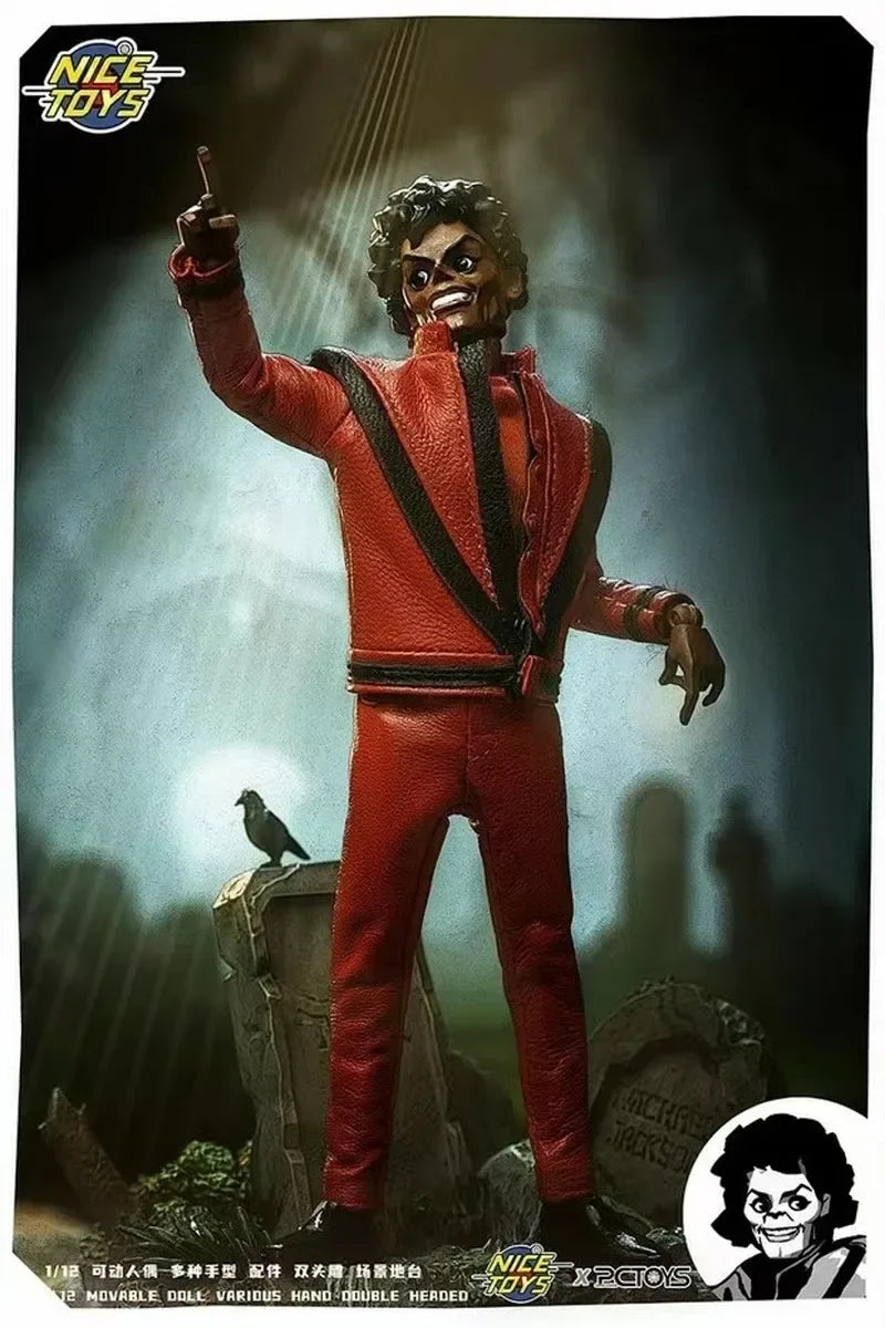 In Stock NICETOEYS X PCTOYS 1/12 Jackson Family Trembling Michael NT2201 Action Figure Model Toys Gifts