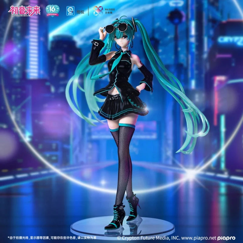 Hot New Original Hatsune Miku Figure Stylist 16th Birthday Commemoration Action Figurine Anime Collection Model Doll Xmas Gift