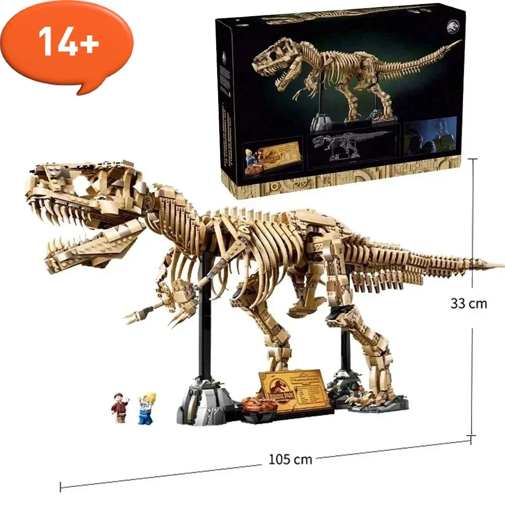 Creative 76968 Park Dinosaur World  T-Rex Fossils Tyrannosaurus Rex Bricks Sets Boy  Children Christmas Gifts