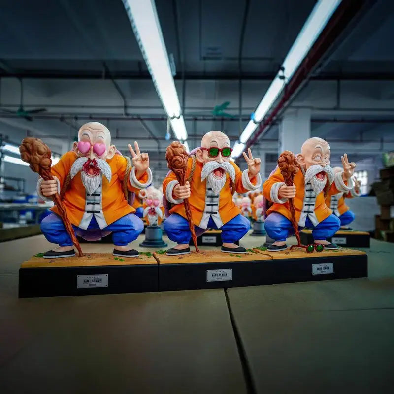 Jt Dragon Ball Z Kame Sennin Figure Master Roshi Umigam Krillin Goku Turtle Anime Figurine Pvc Statue Collection Model Toy Gifts