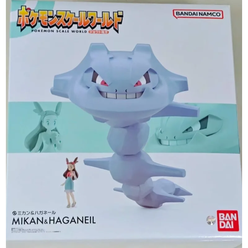 In Stock BANDAI Original Pokemon SCALE WORLD Johto Region Jasmine Steelix Anime Figure Toys Gift Collectible Model