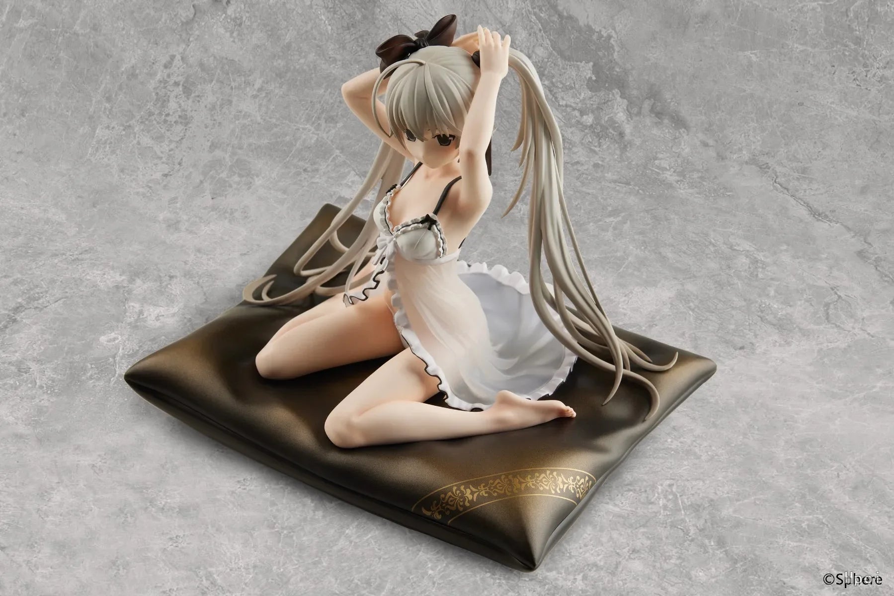 Anime Yosuga no Sora Kasugano Sora FigureSitting Status Pajamas Dress Up Model Toys Doll Aciton Figure PVC Desktop Ornament Gift
