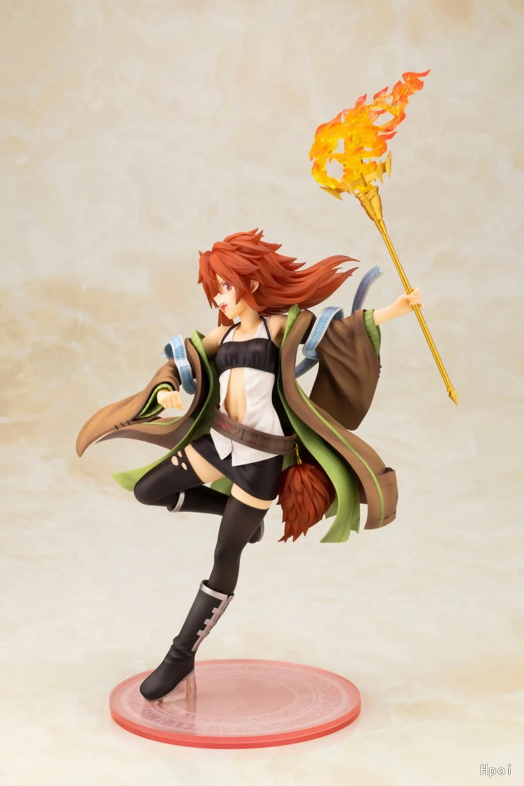 【FS】 Original Kotobukiya Yu-Gi-Oh Monster Duel Fire Spirit Hita Anime Figure Model Toys Gift Ornaments Collection