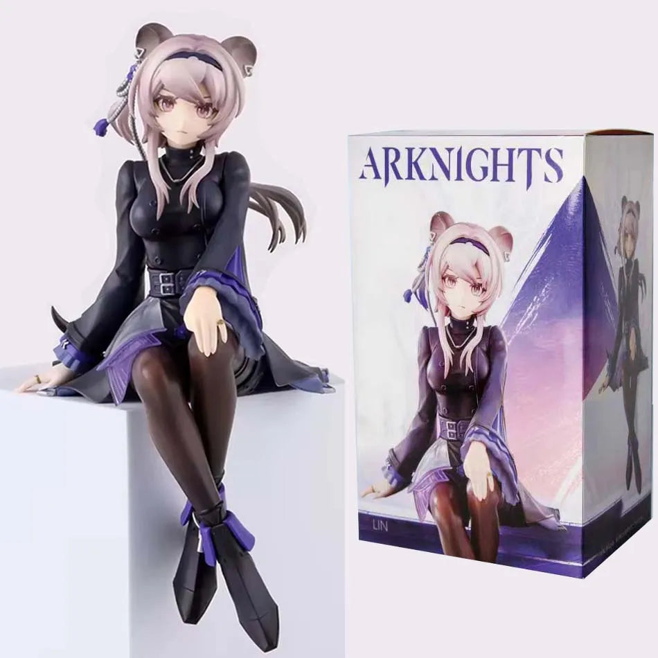 New Original FuRyu Noodle Stopper Figure Arknights Lin Anime Figure Action Figurine Model Figuart Decoration Gift